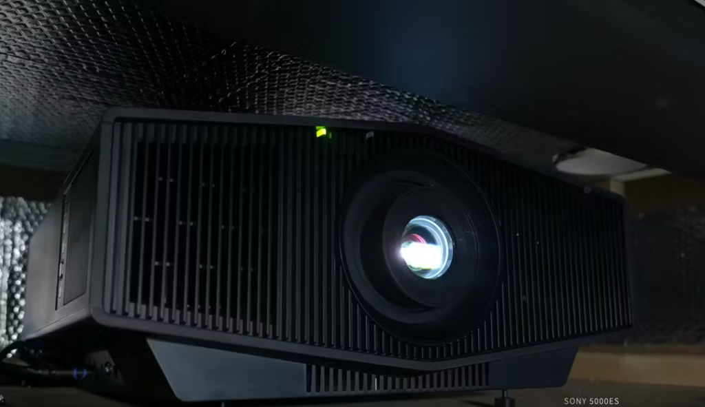 Sony Laser Project For HD Golf Simulator